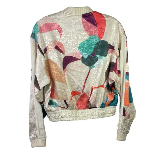 Anthropologie Elevenses satin bomber jacket - Picture 3 of 4
